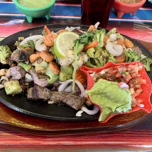 California mixed fajitas