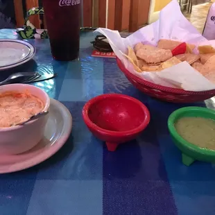 Quest and two salsas before lunch!