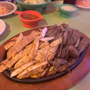 Mixed Fajitas for 3