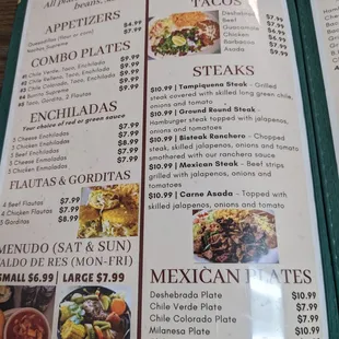 menu, sushi and sashimi