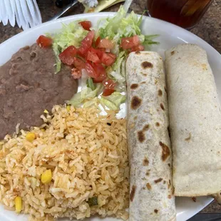 Two taco plate