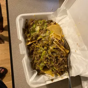 Half nacho no pico de Gallo on it and asked for extra