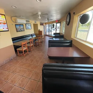 Seating and entrance/exit