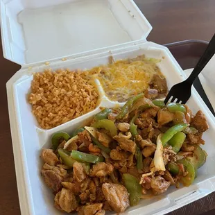 Fajitas Dinner Combo - very spicy