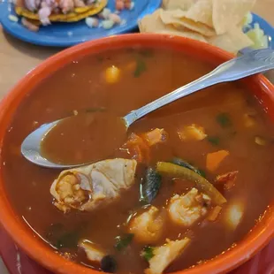 Seafood soup