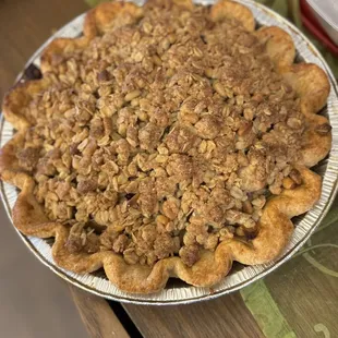 Green chile apple pie