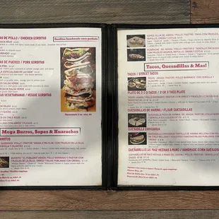 Menu.