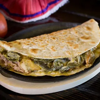 Potato & Poblano Rajas Gordita (Gordita de papas con rajas)