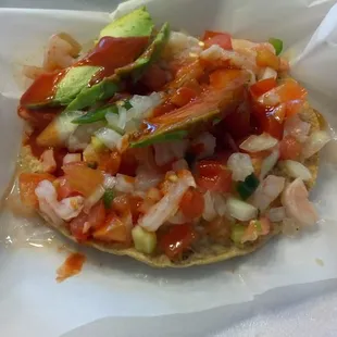 Who eats seafood from a taco truck? This Guy!