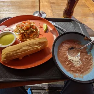 Green Chicken Tamales