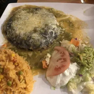 Chicken Blue Corn Enchiladas