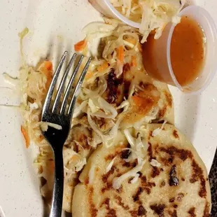 Yummy pupusas and music was great!!