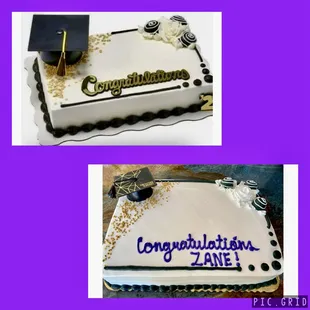 Top: Photo from the internet that we showed them.  Bottom: Awesome decoration recreation made for us!