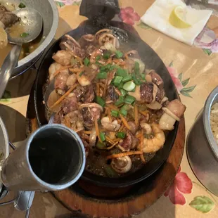 Sizzling Seafood