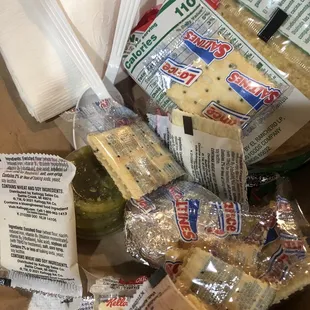 Comes with the order
