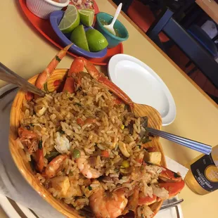 seafood rice! a must!