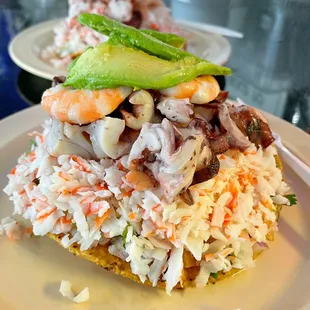 Tostada mixta