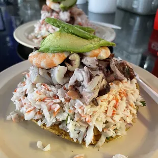 Tostada mixta