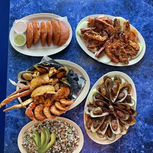 oysters and mussels, food