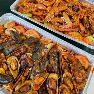 paella, food