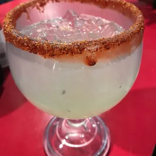 a margarita in a glass