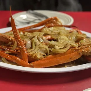 Not the same crabs we normally get but still good. Just less of it.