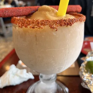 Tamarind margarita. A bit too sweet