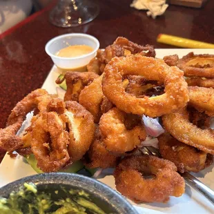 Calamari. I will say i loved the sauce.