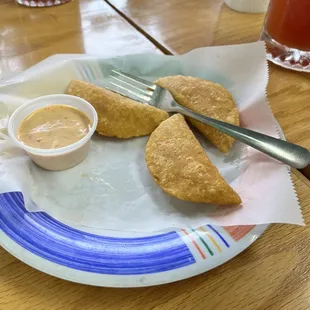 Shrimp empanadas