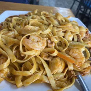 Diablo pasta ...spicy but amazing