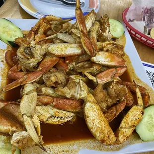 Patas de jaiba in Nayarit sauce