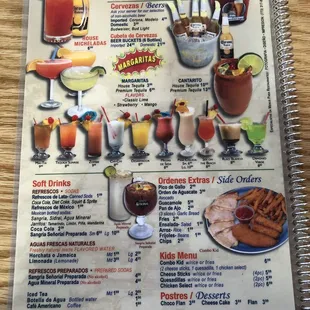 sushi and sashimi, menu