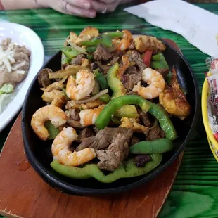 Mixed fajitas