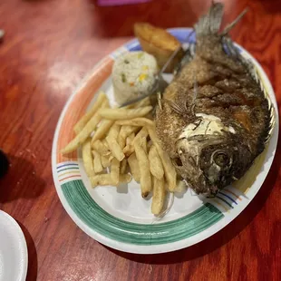 Mojarra Frita al Natural