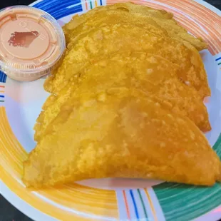 Appetizer: Empanadas de Camaron