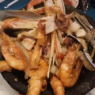 Molcajete al Mojo De Ajo!