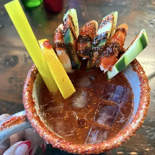 Michelada with Pacifico