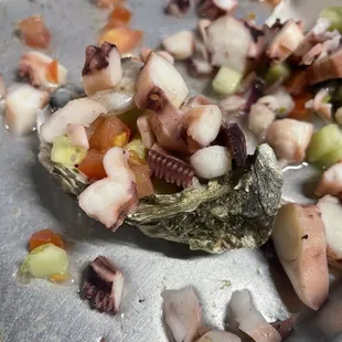 Oysters preparadas