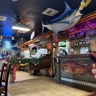 interior, sushi and sashimi