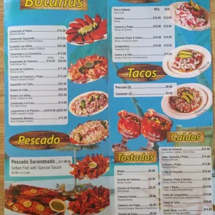 ramen and noodles, menu