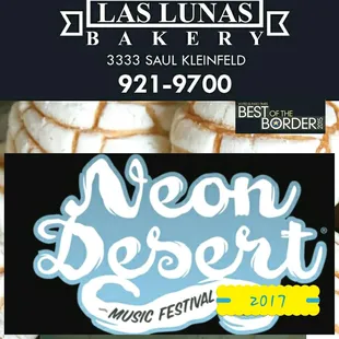 the neon sign for neon dessert