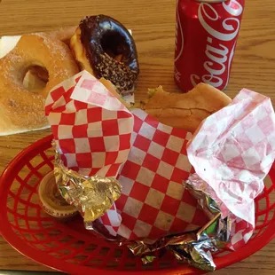 The donuts here are excellent. Very soft and not to sweet. My Torta is just as good.