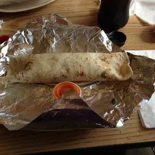 Machaca burrito