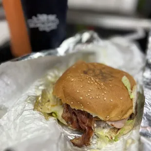 Bacon/Ham/Cheeseburger!