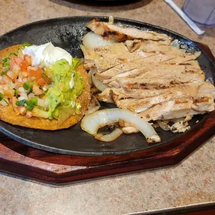 Chicken fajitas