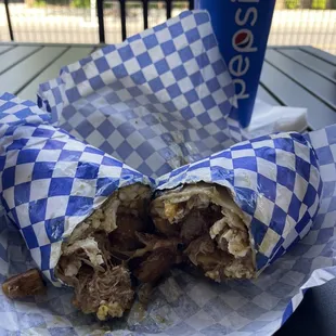 Chili Verda Breakfast Burrito