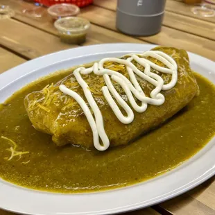 Chicken Wet Burrito (Hot)