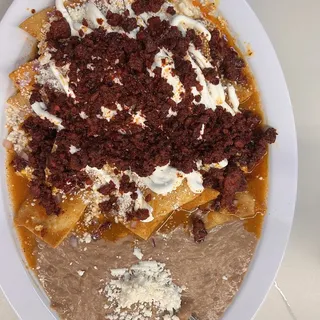 Chorizo and eggs