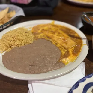 Kids cheese enchiladas