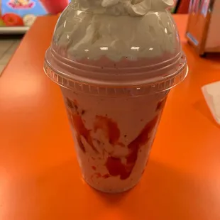 Strawberries and cream.